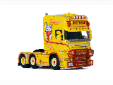 SCANIA R6 TOPLINE 6X2 TWIN STEER CAB UNIT KOOPMANN 01-1822