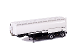 WELGRO 2 AXLE SAND TIPPER TRAILER WHITE 03-1002