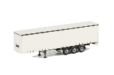 CURTAINSIDE TRAILER 3 AXLE WHITE 03-1068