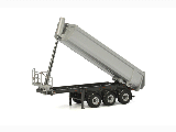 HALF PIPE 3 AXLE TIPPING TRAILER 03-2000