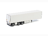 BOX TRAILER 3 AXLE WHITE 03-2034