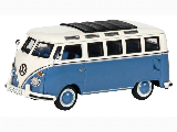 VW T1 SAMBA BUS BLUE/BEIGE 1-43 SCALE 3563
