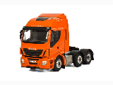 IVECO STRALIS HI-WAY 6X2 CAB UNIT TWIN STEER ORANGE 04-1159