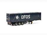 CONTAINER TRAILER 3 AXLE+ 45FT CONTAINER DFDS 04-2073