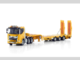 DAF XF SL 6X2 TWIN STEER + 3 AXLE SEMI LOW LOADER YELLOW 04-2206