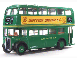 LONDON TRANSPORT AEC RT BUS (SUTTON UNITED FC)-10123C