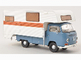 VW T2a CAMPER PICK UP TISCHER CAMPING IVORY/BLUE-11355