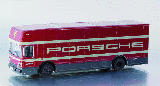 MERCEDES RACE TRUCK PORSCHE DARK RED-12206