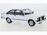 FORD ESCORT MKII RS 1800 WHITE/BLUE 1989 1-24 SCALE WB124088