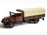MERCEDES LO2750 COVERED TRUCK BROWN 1-43 SCALE-12600
