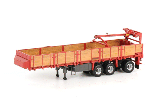 CLASSIC BRICK TRAILER 3 AXLE RED 13-1020