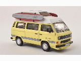 VW T3b WESTFALIA CAMPER VAN YELLOW+SURF BOARD-13079