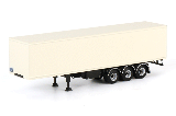 CLASSIC BOX TRAILER 3 AXLE WHITE 17-0002