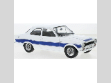 FORD ESCORT MKI RS2000 WHITE/BLUE 1973 1-18 SCALE 18385