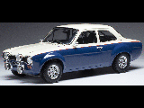 FORD ESCORT MKI RS 1600 WHITE/BLUE 1974 1-18 SCALE 18CMC124