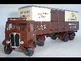 AEC MAMMOTH MAJOR ARTIC BOXVAN HITCHMANS DAIRES 19503