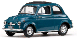 FIAT 500D 1964 FLORENTINE BLUE-24507