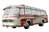 MERCEDES BENZ 0321 BUS RED/BEIGE-25865