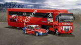 RENAULT+TRAILER CITREON RACING TRUCK KIT-NO3830