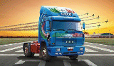 IVECO TURBOSTAR TRICOLORE 1-24 SCALE PLASTIC TRUCK KIT-3862