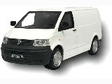 VW TRANSPORTER T5 PANEL VAN WHITE 1:43 SCALE-462040