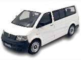 VW TRANSPORTER T5 WINDOW VAN WHITE 1:43 SCALE-462150