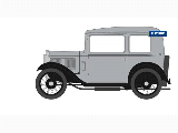 AUSTIN SEVEN RN SALOON LIGHT GREY-43ASS006