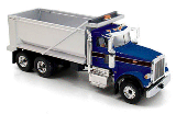 PETERBILT 367 DUMP TRUCK BLUE/SILVER 50-3163