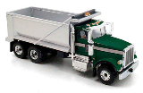 PETERBILT 367 DUMP TRUCK GREEN/SILVER 503164