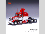 PETERBILT 359 RED/WHITE 1973 1-64 SCALE 64TR010A