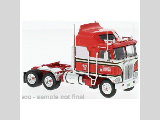 KENWORTH K100 AERODYNE 1976 RED 1-64 SCALE 64TR001