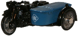 BSA MOTORCYCLE & SIDECAR RAC 1-76 SCALE 76BSA002