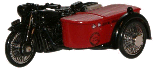 BSA MOTORCYCLE & SIDECAR ROYAL MAIL 1-76 SCALE 76BSA003