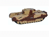 CHURCHILL TANK MKIII KINGFORCE-MAJOR KING 76CHT001