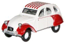 CITROEN 2CV DOLLY RED & WHITE-76CT003