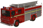 DENNIS RS FIRE ENGINE LONDON FIRE BRIGADE-76DN001