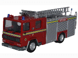 DENNIS RS FIRE ENGINE NOTTINGHAMSHIRE FIRE SERVICE-76DN005