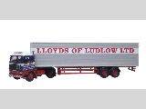 LLOYDS OF LUDLOW VOLVO F88 40FT BOX TRAILER 76F88003