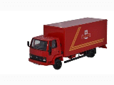 FORD CARGO BOX VAN ROYAL MAIL 76FCG004