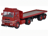 ERF LV ARTIC FLATBED RED 76LV001