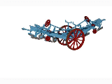FOWLER PLOUGH BLUE/RED-76PL001