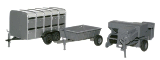 BALER, LIVESTOCK & FARM TRAILER SET-76SET12