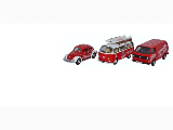 VW 3 PIECE SET COCA COLA-76SET60CC