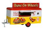 MOBILE TRAILER BUNS ON WHEELS 76TR006