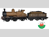 DEAN GOODS ROD 2308 LOCOMOTIVE WEATHERED IN WALES OR76DG009W