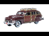 CHRYSLER T&C WOODY WAGON 1942 REGAL MAROON 87CB42001