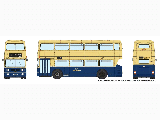 WEST MIDLANDS PTE LEYLAND FLEETLINE MCW - 901002