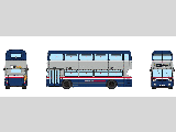 WEST MIDLANDS BUSES MCW LEYLAND FLEETLINE 87 BIRMINGHAM-901029