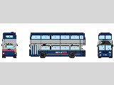 WEST MIDLANDS BUSES MCW LEYLAND FLEETLINE 23 CITY CENTRE-901030