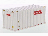 20FT DRY GOODS SEA CONTAINER WHITE-OOCL 91025B